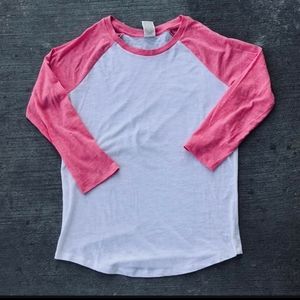 PINK baseball tee